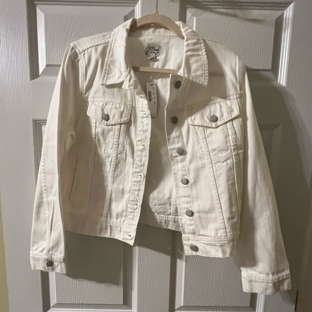 White Denim Jacket